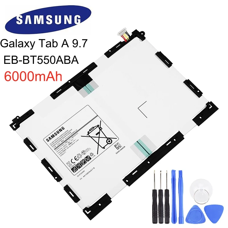 Оригинальный аккумулятор для планшета Samsung GALAXY Tab A 10. 0 T550 T555C P555C P550|Аккумуляторы мобильных телефонов| |