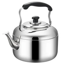 Чайник из нержавеющей стали с утолщенным звуком, большая емкость, очень толстый свистящий чайник, кипяток, плита, газовая плита