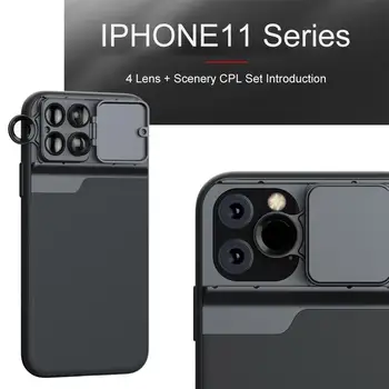 

Mobile Phone Lens Cover Wide Angle Filter VLOG Lens Case For Lens Phone Case Accessories For IPhone 11 /11PRO/11PRO MAX