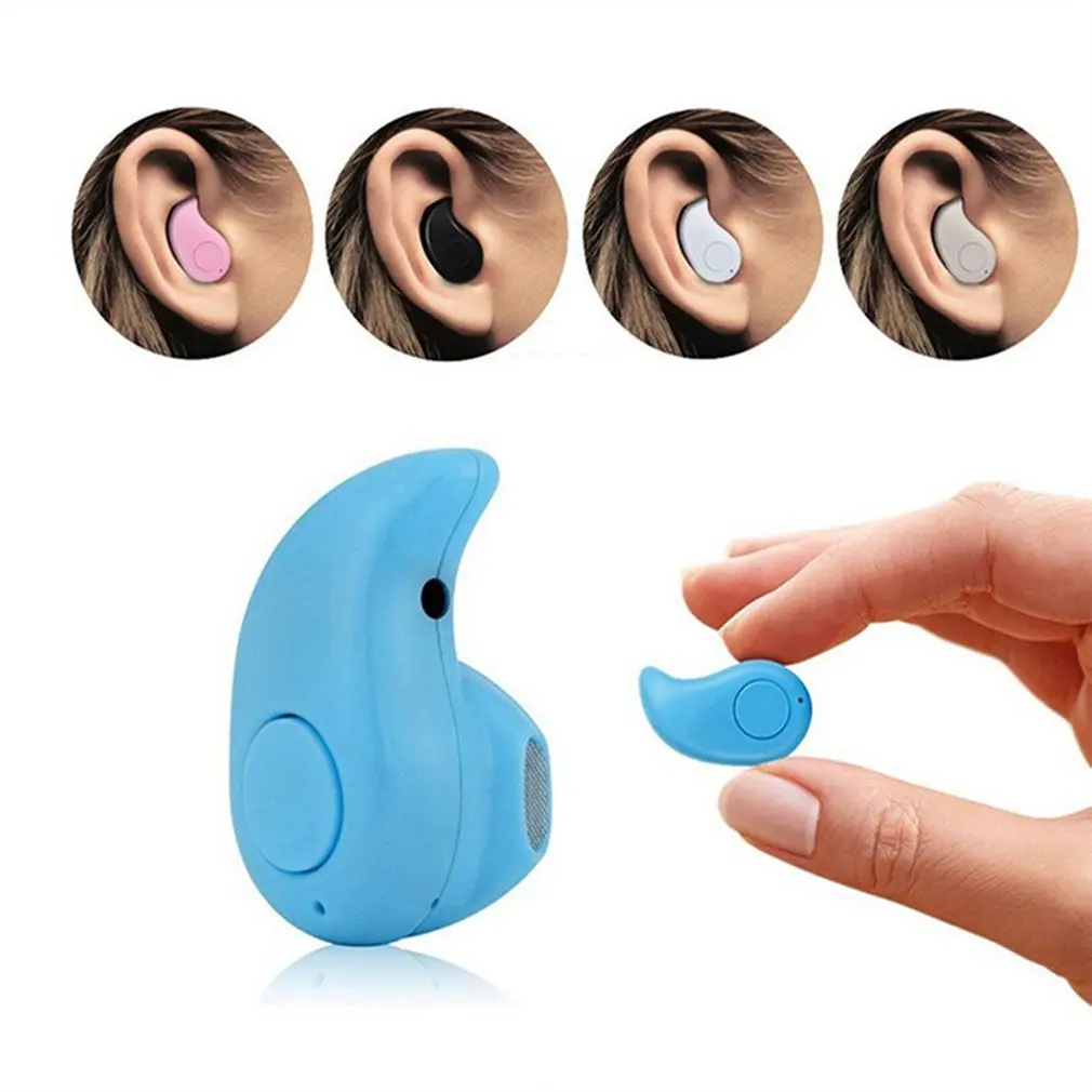 S650 BT 4.1 Wireless Bluetooth Earphone In Ear Sports Earbud With Mic Mini Invisible Stereo Headset for Android Phone Earphones
