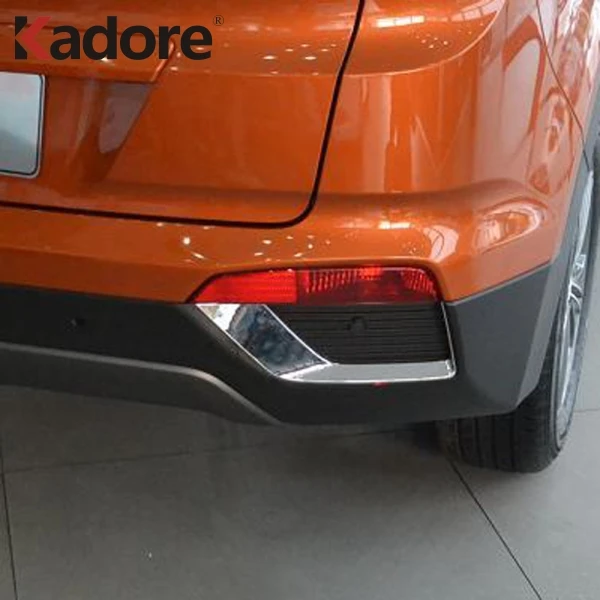 Для hyundai Cantus Creta ix25- хромированный передний задний противотуманный светильник, противотуманный светильник, Накладка для защиты автомобиля, внешние аксессуары