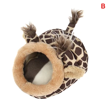 

Hamster Guinea Pig Squirrel Hedgehog Warm Bed Pets Plush Cushion House Mini Bed PP Cotton Pad BJStore