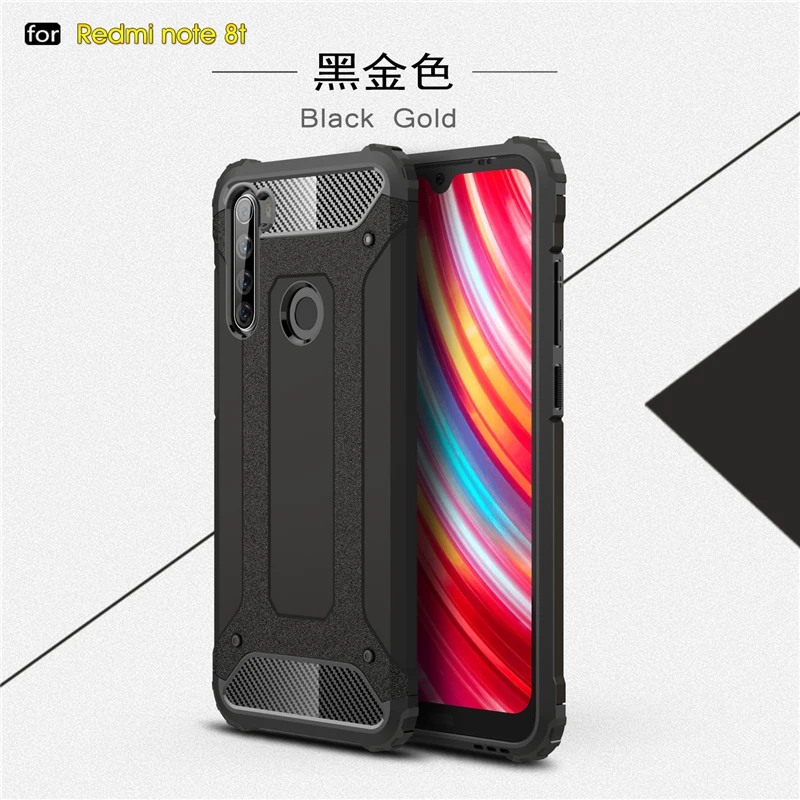Black Для Xiaomi Redmi Note 8 T чехол Fundas резиновый защитный чехол для телефона для Redmi Note 8 T чехол для Xiaomi Redmi Note 8 T - Цвет: Black