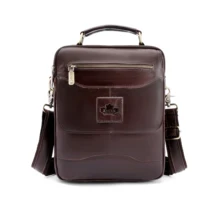 

Cross shaped men's messenger bag men's flip Fashion Shoulder Bag men's travel new best-selling handbag large leather large capac