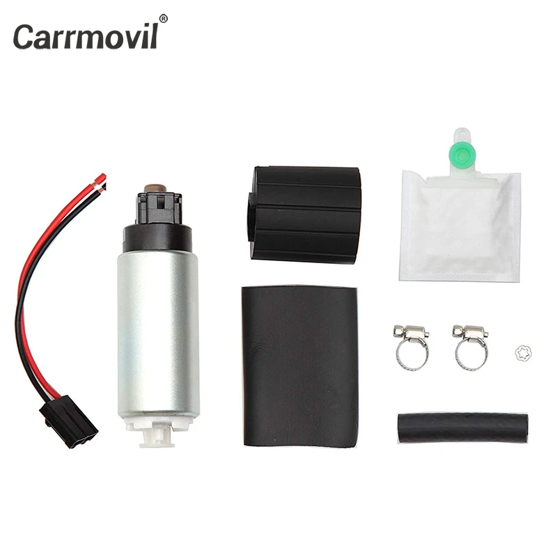 

GSS342 255LPH High Pressure Intank Fuel Pump Universal Electronic Oil Pump With Installation Kit Replacement For Old Broken