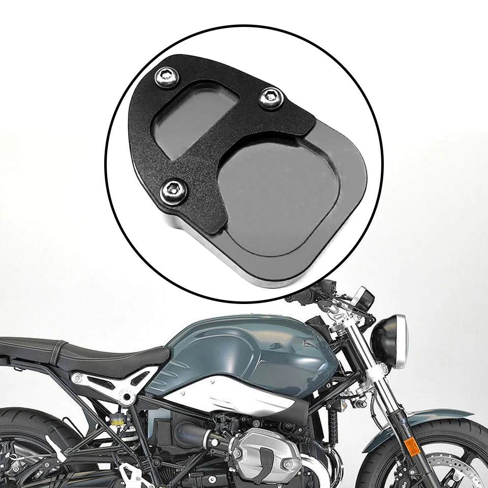 

Motorcycle Accessories Side Stand Kickstand Enlarge Extension Pad For BMW For BMW R Nine T R9T 2017-2018