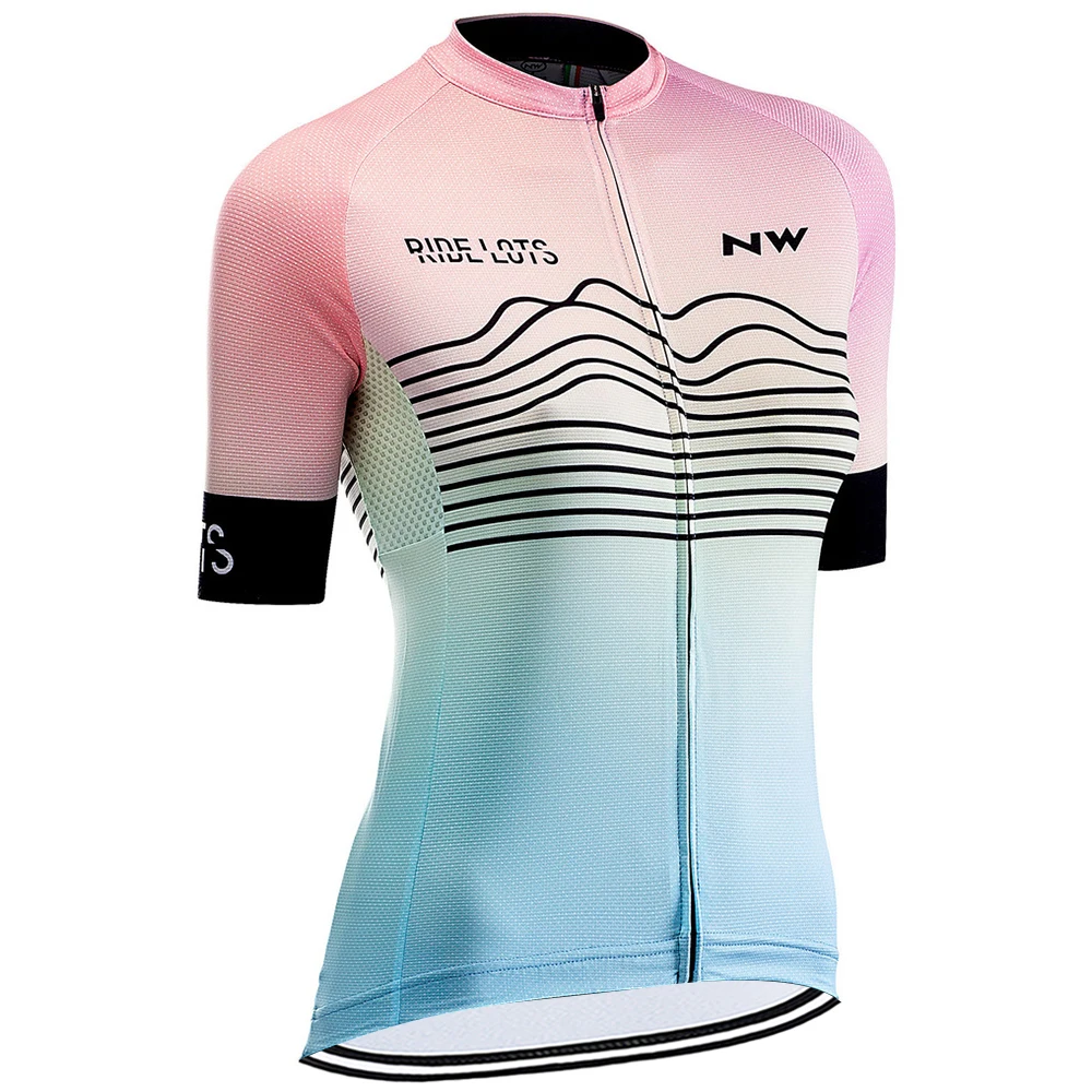 NW 2020 Women Summer Short Sleeve Cycling  Jersey  MTB Bike  Jersey Ropa Ciclismo Road Bike Clothing Team Racing Cycling Tops