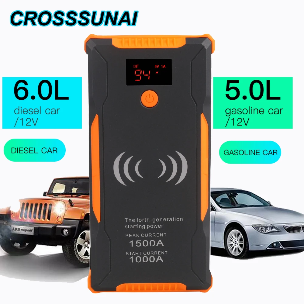 Новейший Функциональный USB/беспроводной зарядный телефон 22000 а автомобильный