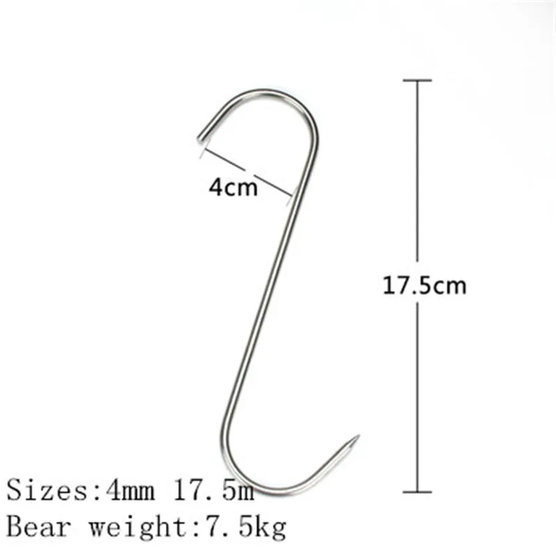 Stainless Steel Meat Hook Size 7" 