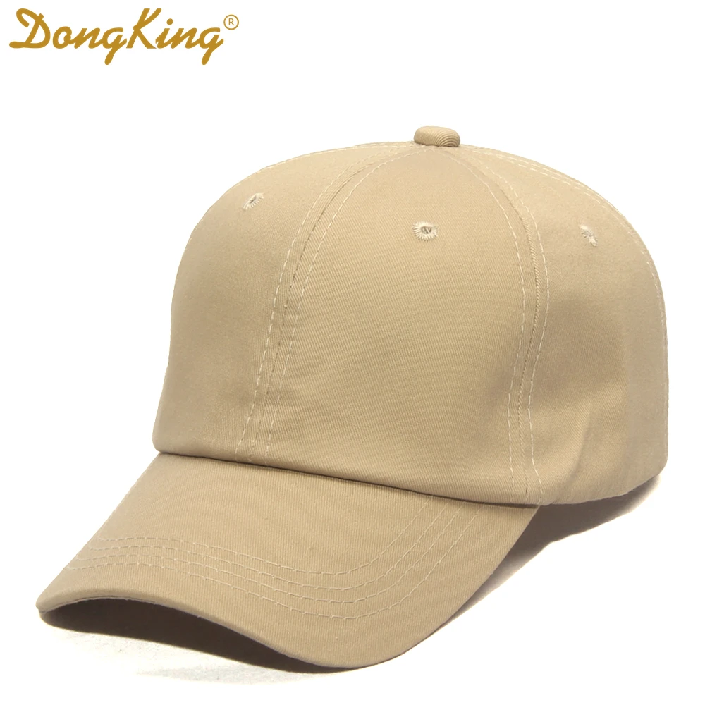 DongKing Классическая Кепка для папы, неструктурная бейсболка, s хлопок, 6 панелей, шляпа для мужчин и женщин, унисекс, простые шапки, мягкие регулируемые Твердые крышки