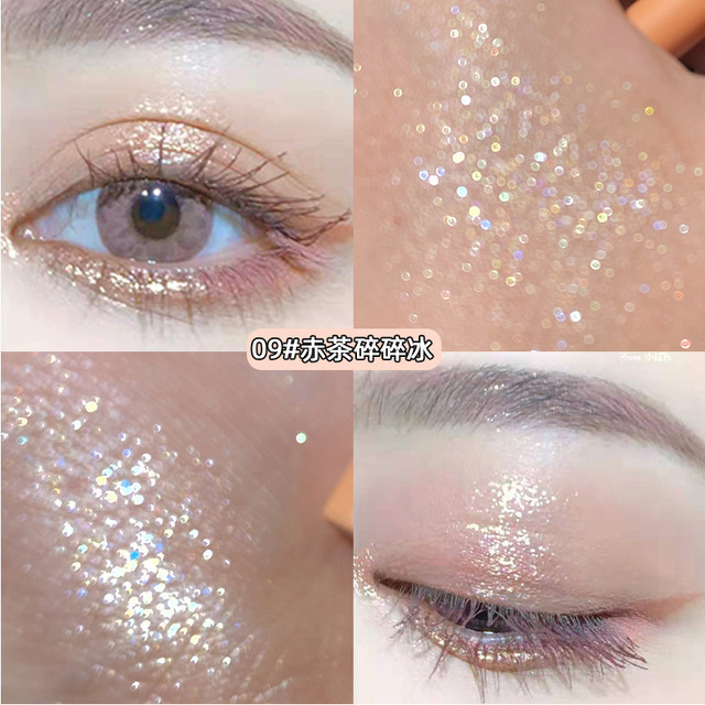 Diamond Eyeshadow Stick Face Makeup Highlighter Silkworm Pen Waterproof Long Lasting Rose Gold Champagne Eyeliner Pencil