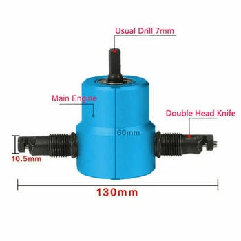 

Parts Sheet Nibbler Metal Cutting Nibbler Hole Saw Cutter Plastic Handle