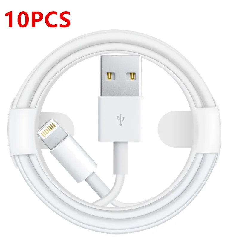 10 шт. высококачественный USB кабель для синхронизации данных для apple iphone 11 X XS MAX XR 5 5S 5C SE 6 6S 7 8 Plus ipad mini air 2 провода шнур