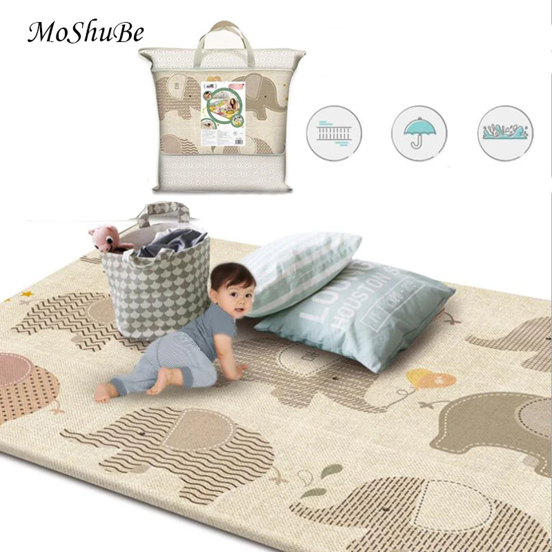 

Non-slip Kids Rug New Baby Play Mat Infant Toys Elephant Animals Puzzle Children's Mat Thickened Room Soft Floor Carpet