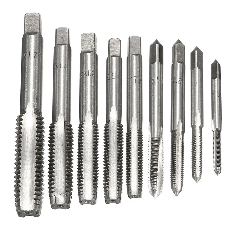 DWZ 20Pcs Threaded Cutting Set M3-M12 Pro Metric Tap Threaded Cutters Tool