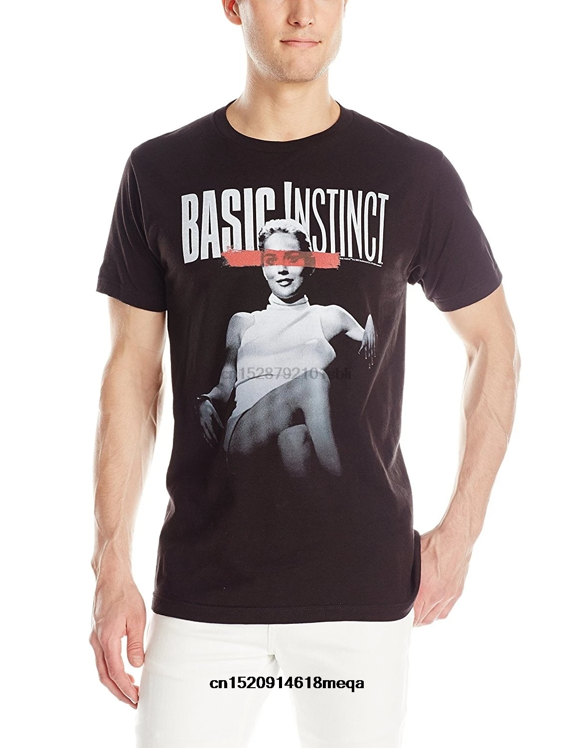 T Shirt Pria Naluri Dasar Sharon Stone 