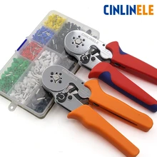 Pince à sertir et jeu de bornes Tube Bootlace VE & TE bornes outils à main électricien sertisseur HSC8 6-4 6-6