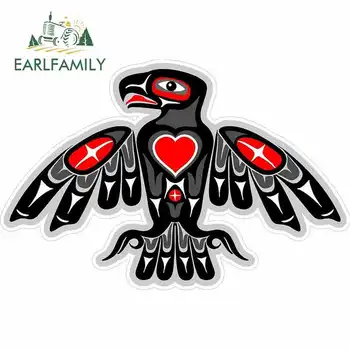 

EARLFAMILY 13cm x 8.6cm For Totem Eagle Native American Decal Car Stickers Creative Stickers Anime Decals Suitable For GTR EVO