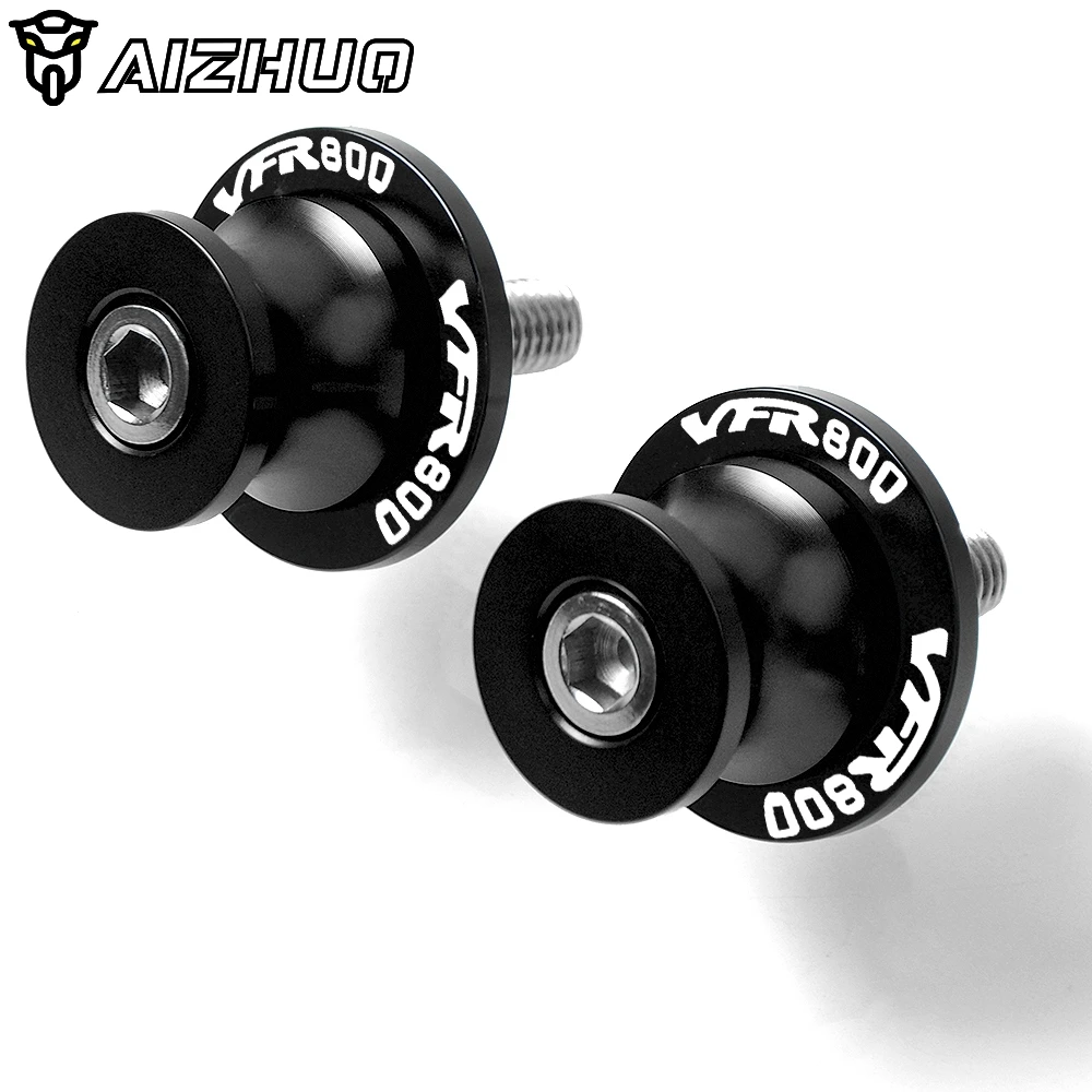 Motorcycle Accessories M8 Swingarm Sliders Spools Stand Screws For Honda VFR 800 VFR800 1998 1999 2000 2001 - Цвет: 8mm black