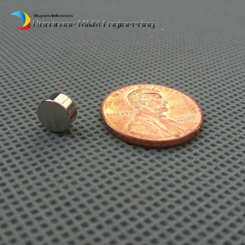 2000 шт. NdFeB дисковый магнит 1/" dia. x1/8" толщиной 6,35x3,175 мм неодимовые магниты класса N42 NiCuNi покрытые осено намагниченные