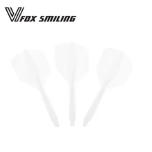 Fox Smiling, 3 шт., прозрачная профессиональная Дротика, полеты, 2BA, винт, мягкая, в-одном, Дротика, для полета, прочная, анти-падение