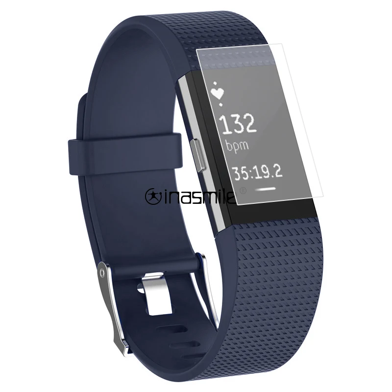 Приличный ремешок для Fitbit Charge 2 correa браслет ремешок для браслета Fitbit Charge 2 браслет для Fitbit Charge 2 Защита экрана - Цвет: Dark Blue