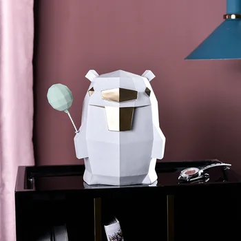 

Cute Bear Piggy Bank Figurines Coin Bank Christmas Children Birthday Gifts Money Boxes Desktop Decor alcanscia Storage Box