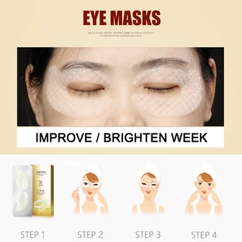 

7Pairs/set Niacinamide Water-dissolved Collagen Eye Mask Remve Dark Circles Moisturizing Gel Eye Patch ZGOOD