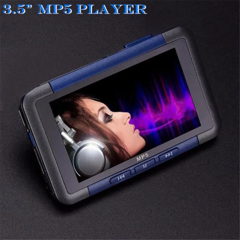 MP5-плеер с 3 5 дюймовым ЖК-дисплеем поддержкой MP3 AAC WMA WMV FLAC микрофоном и слотом для TF