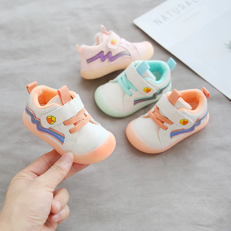 Toddler-Boots Baby-Girls Outdoor-Shoes Infant Boys Winter Warm Plush Soft-Bottom Kids
