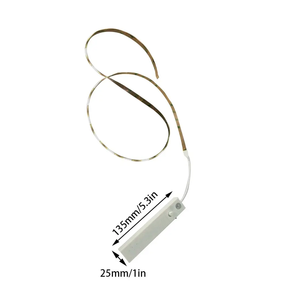ICOCO Strip Light- LED Induction Light Bar- AAA Battery Box Human Body Light Bar Wardrobe Light with LED 3000K