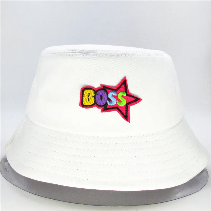 LDSLYJR boss letter embroidery cotton 