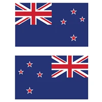 New Zealand Flag Car Sticker Suitable for Computer Sticker Trolley Case Wall Bumper Sticker Waterproof