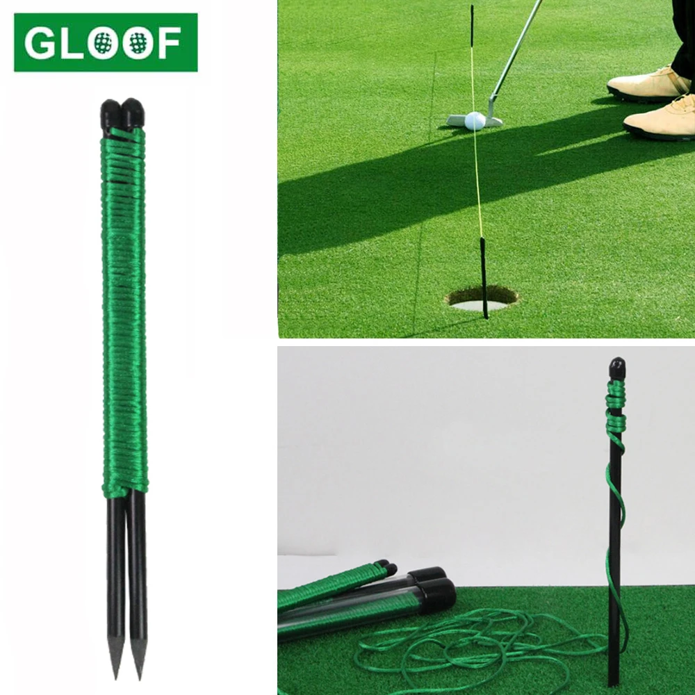 

Golf Direction Indicator Putter Assisting Exerciser Improve Golf Skills Ball Position Swing Plane Golf Training Aids Equipment