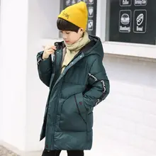 Русские зимние пальто для больших мальчиков, куртка детская зимняя одежда для детей, зимняя одежда для мальчиков теплое пальто с капюшоном для подростков от 5 до 14 лет