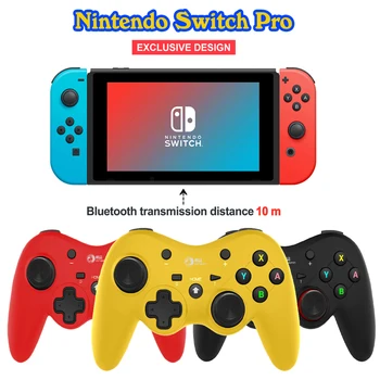 

MingPin S810 Bluetooth Wireless Gamepad For PUBG Games Dual motor vibration Joystick Controller For NSwitch Lite Pro PS3