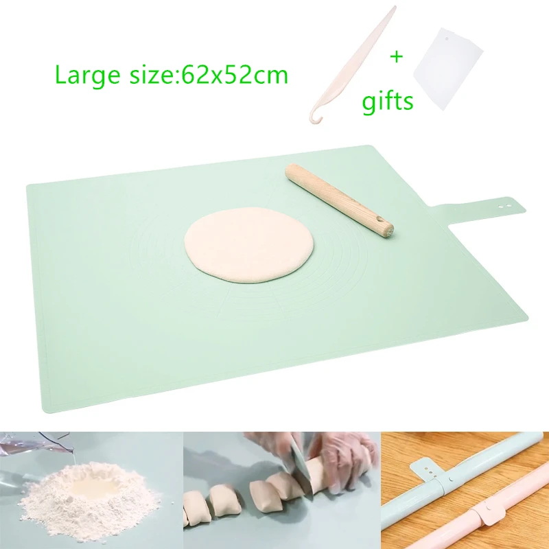 

New Upgrade Silicone Baking Mat Sheet Extra Large Baking Mat for Rolling Dough Macaroo Pizza Dough Non-Stick Maker Holder Pastry
