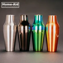 1 шт., 600 мл, нержавеющая сталь, шейкер для коктейлей, миксер для вина, Мартини, питьевой шейкер Бостонского стиля, вечерние инструменты для бара