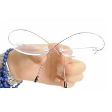 Vazrobe 3g очки для чтения для женщин и мужчин очки без оправы для пожилых Лупа близорукость очки бескаркасные складные очки