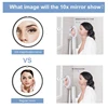 360 Swivel 10x Magnifying Bright LED Lighted Makeup Mirror ► Photo 2/6