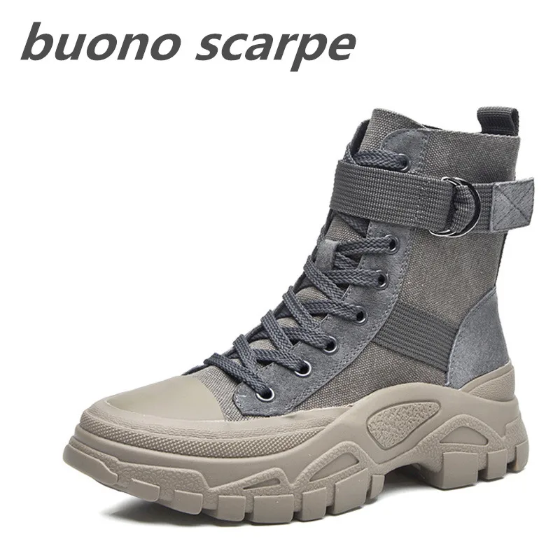 Martin boots three net red motorcycle boots thin section breathable handsome high boots