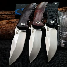 ZT0606 тактический складной нож 9cr13mov Лезвие G10 деревянная ручка для кемпинга выживания карманные ножи шарикоподшипник Флиппер инструменты для улицы