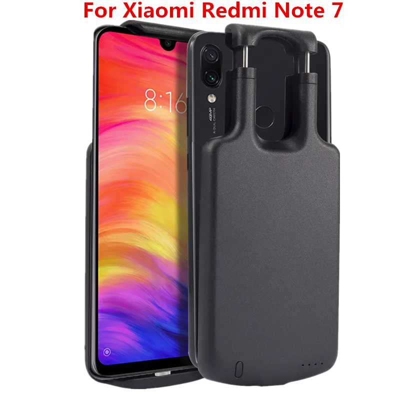 Для Xiaomi Redmi Note 7, чехол для зарядного устройства, 5000 мА/ч, расширяемая Пряжка, чехол для аккумулятора для Redmi Note 7, Note 7 Pro, чехол для аккумулятора - Цвет: For Redmi Note 7