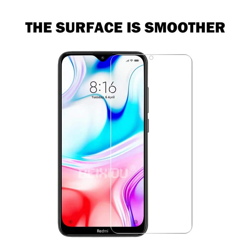 2 шт Полное закаленное стекло для Xiaomi Redmi 8 Защита экрана 2.5D 9h закаленное стекло для Xiaomi Redmi 8 защитная пленка