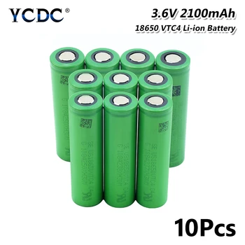 

2019 YCDC 2100mAh VTC4 18650 Battery For electronic cigarette Rechargeable battery power high discharge 30A large current