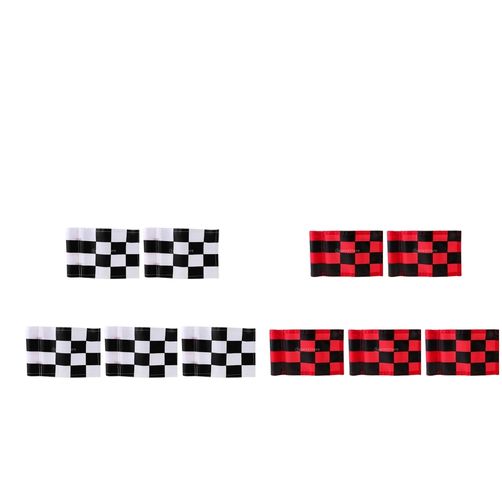 5 Pieces Portable Nylon Golf Target Flag Backyard Outdoor Practice Aid