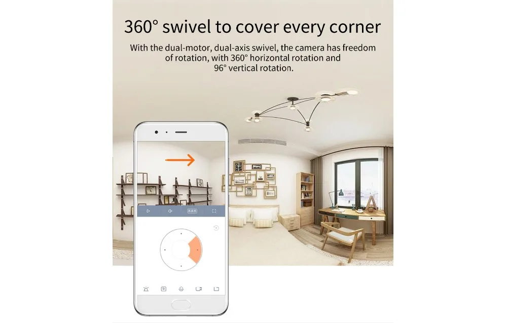 IMILAB 1080P wifi ip-камера, беспроводная домашняя безопасность, детский монитор, камера CMOS, датчик ночного видения, камера наблюдения HD