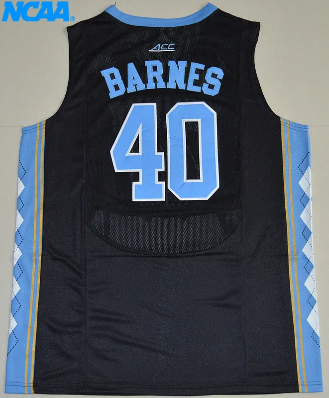 New Arrival High Quality North Carolina Harrison Barnes#40 College T-shirt Jersey S-XXXL - Цвет: 1