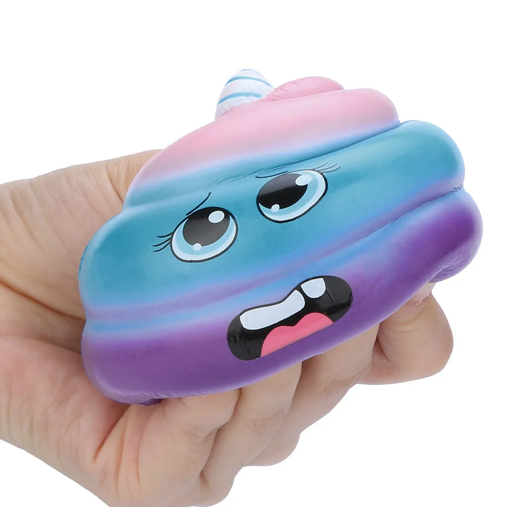 Мягкие и милые Gigantes мягкие для сжатия игрушки мягкое Sad Expression Poo медленно поднимающийся крем ароматизированный снятие стресса ToysW803