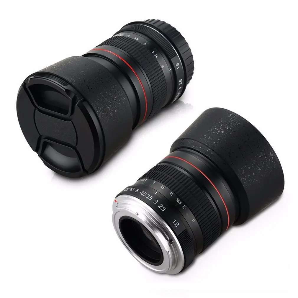 85 мм F1.8-F22 anamorphic ручная фокусировка портретный линзы для объектива камеры для 550D 600D 700D 5D 6D 7D 60D DSLR Камера s